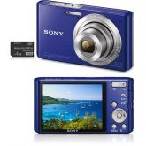 Câmera Sony DSC-W610 Azul c/ 14.1MP, LCD 2.7”, Zoom Óptico 4